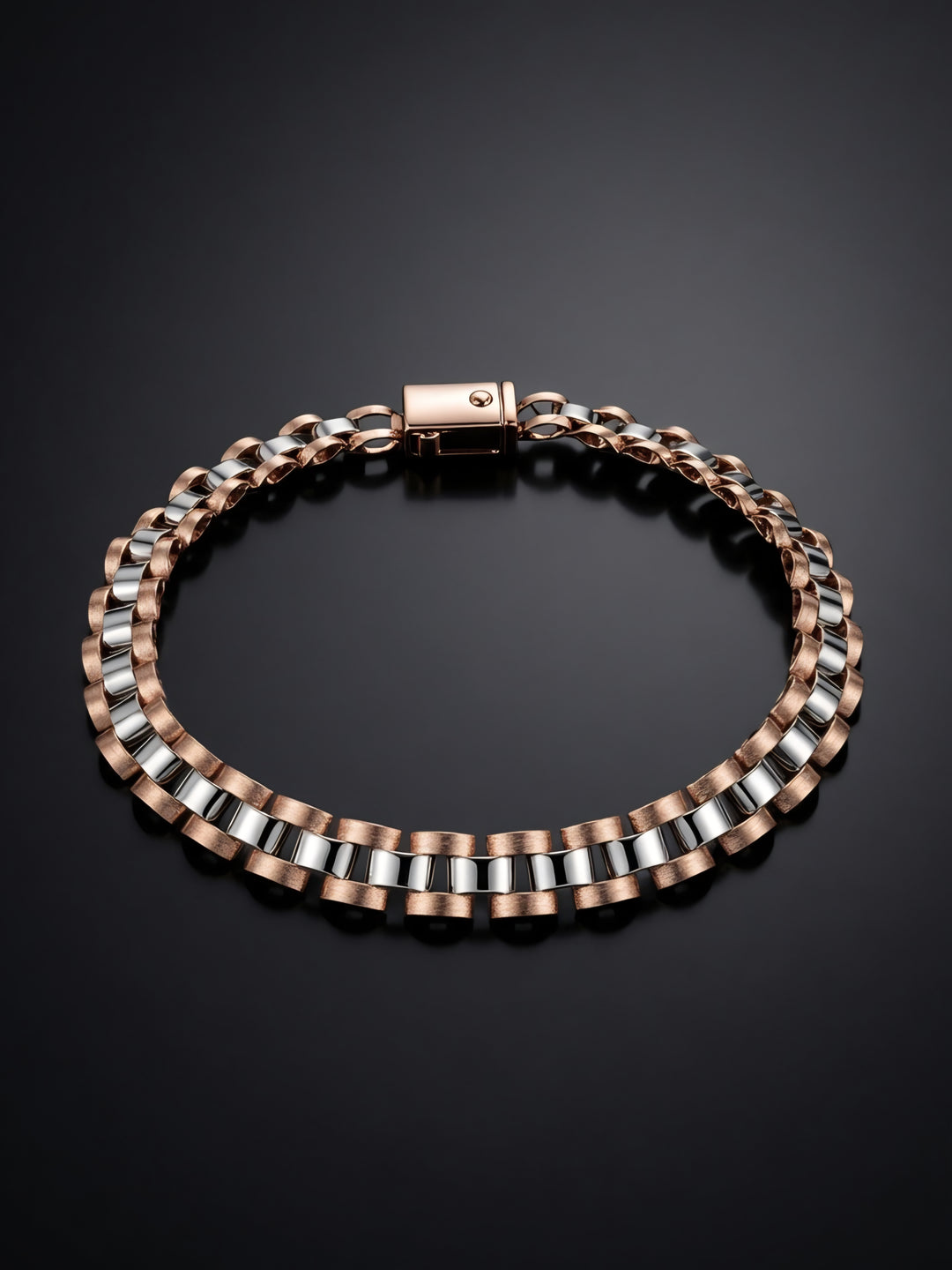 925 Silver Zenith Curve Bracelet (Men)