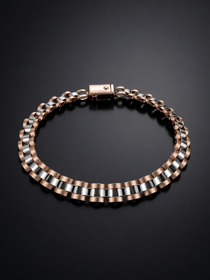 925 Silver Zenith Curve Bracelet (Men)