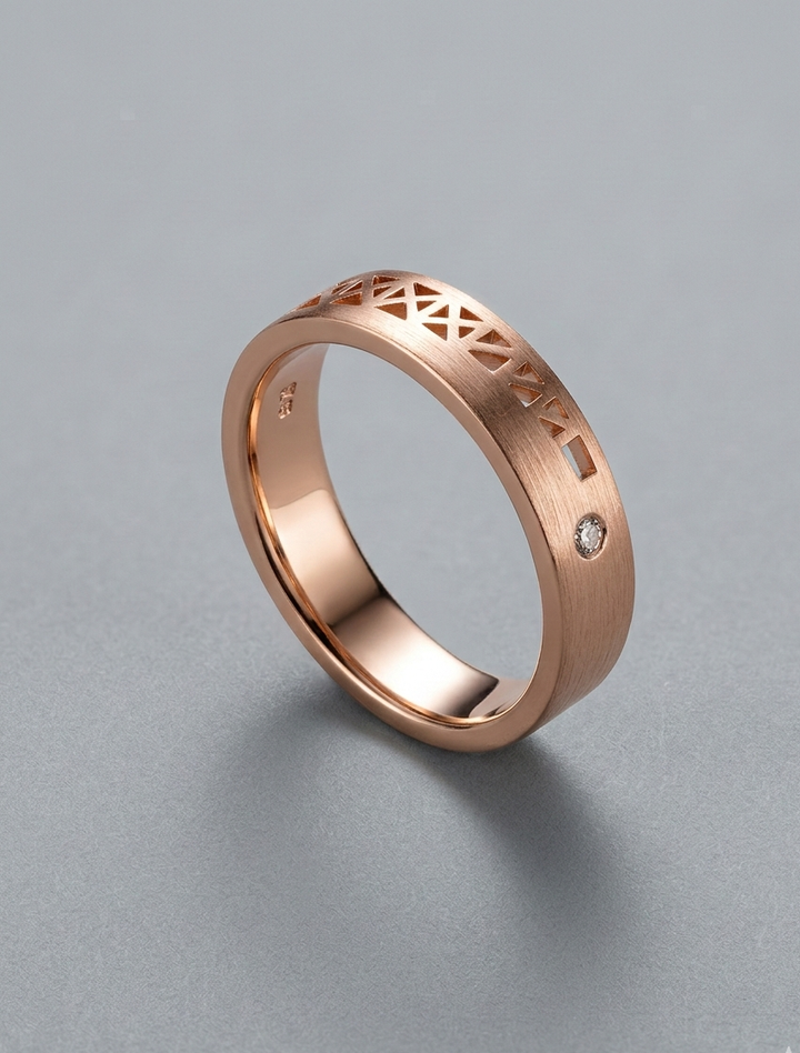 Flower of Life Ring (Rosegold)