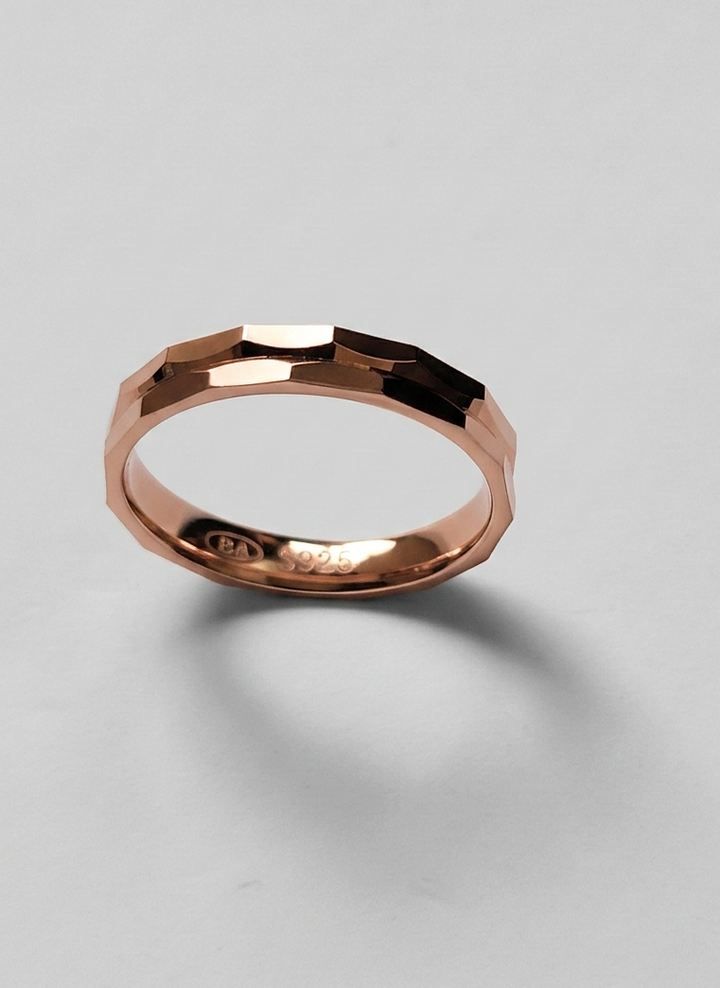 Silver Wave Ring (Rosegold)