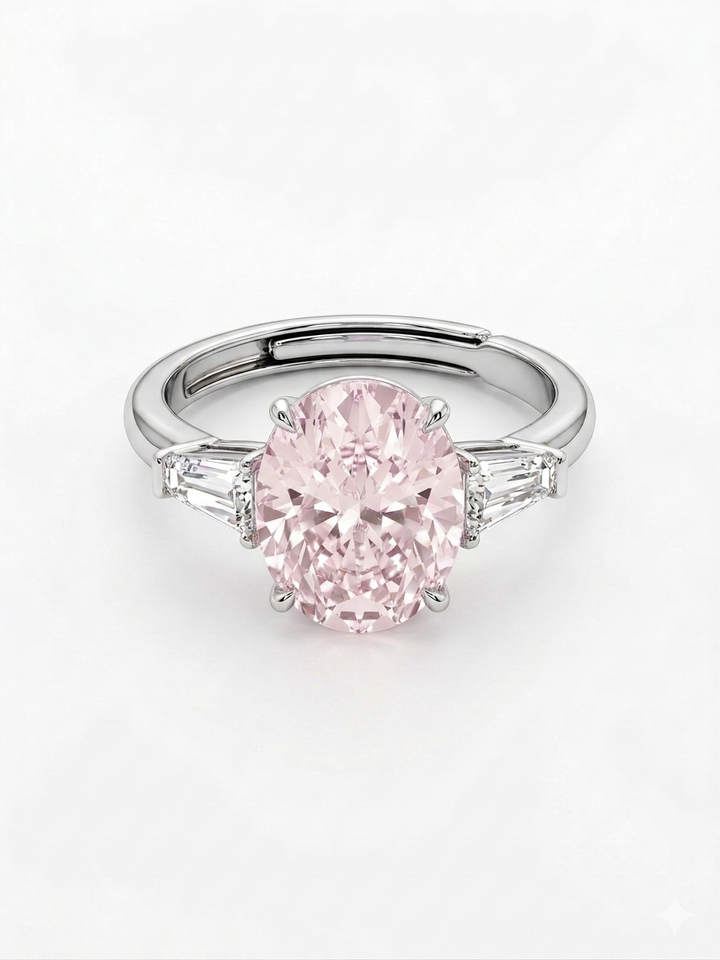 Sterling Silver Pink Diora Ring