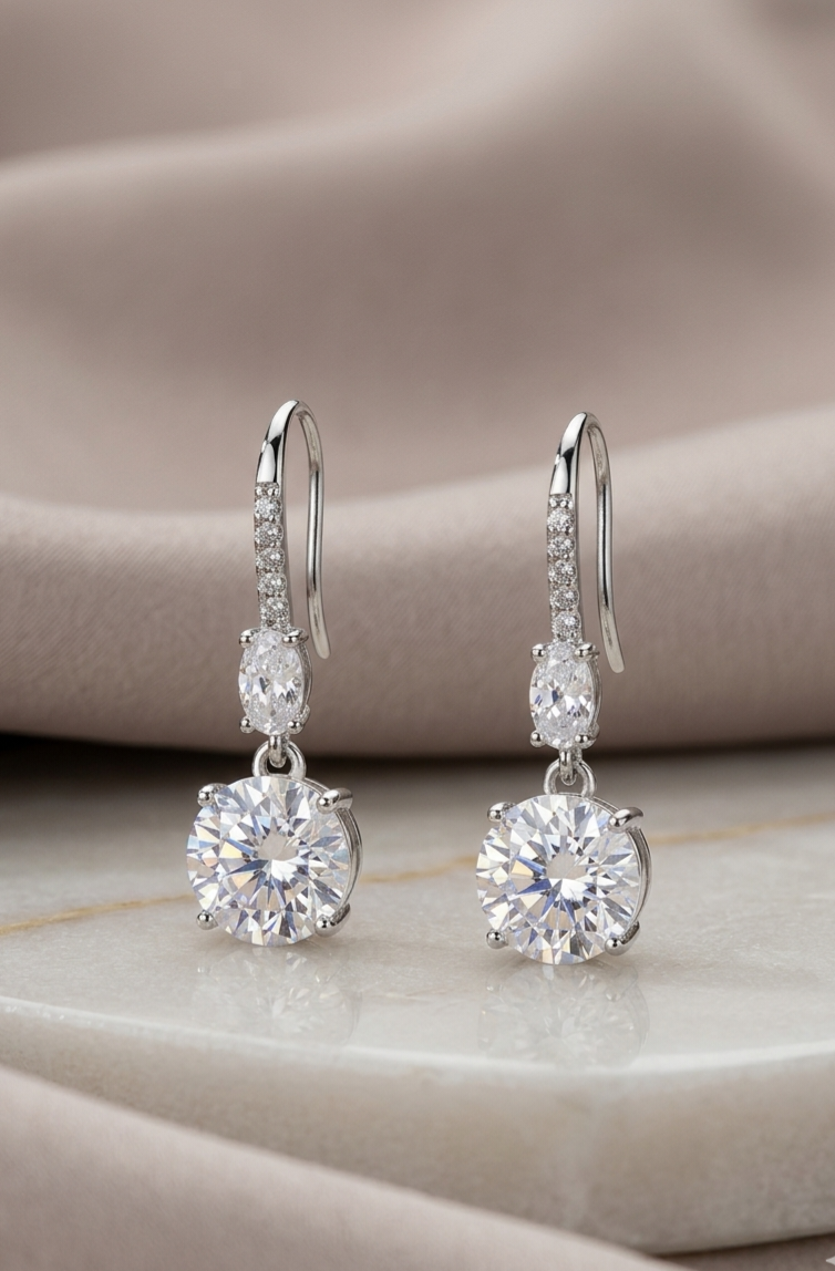 Silver 925 Yumi Earrings