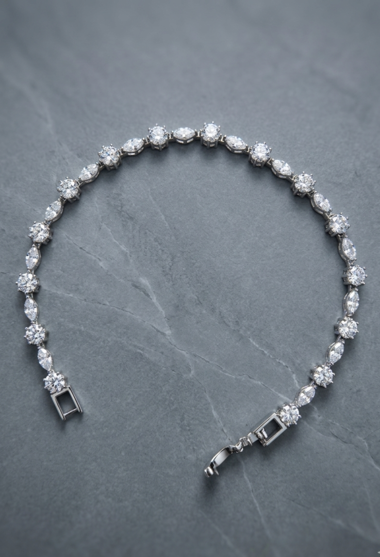 Silver 925 Premium Tennis Bracelet