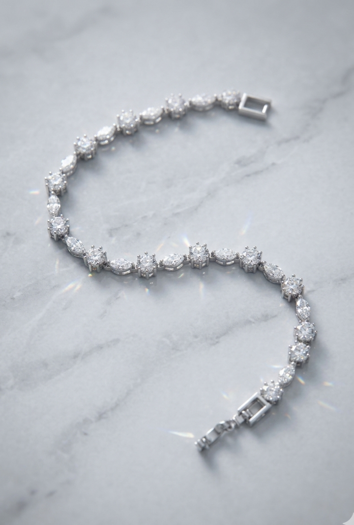 Silver 925 Premium Tennis Bracelet