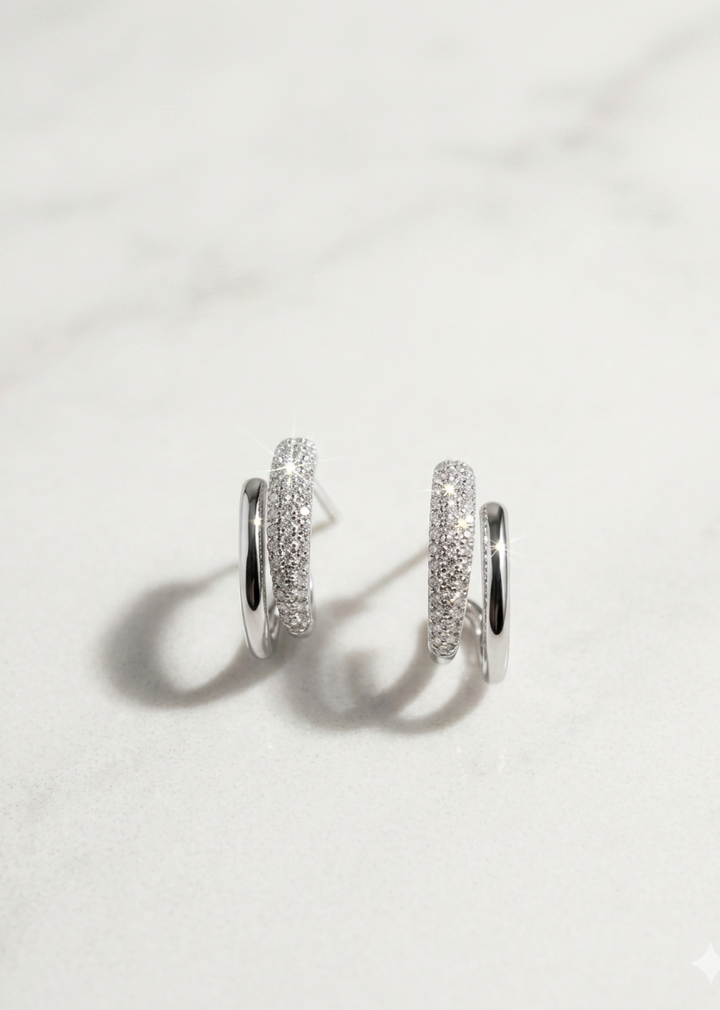 Sliver 925 Moraizzi Earrings