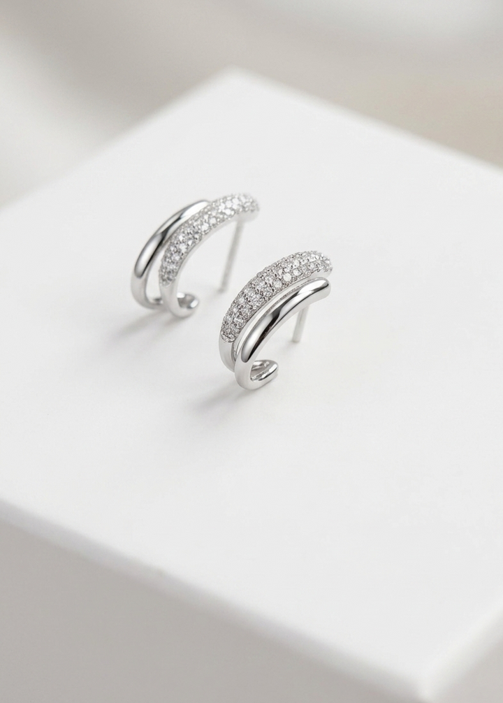 Sliver 925 Moraizzi Earrings