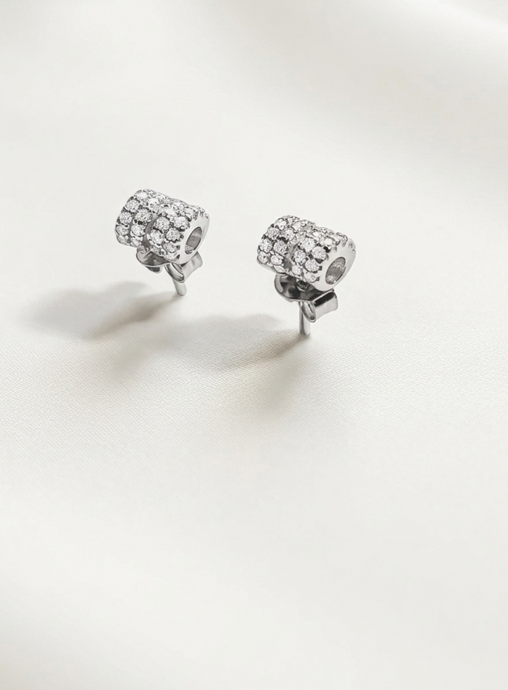 Silver 925 DMS Earrings