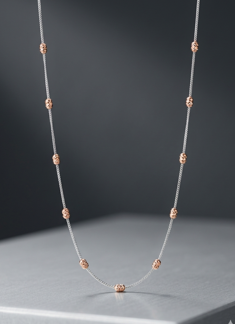 Silver 925 Premium Chain (Rosegold)
