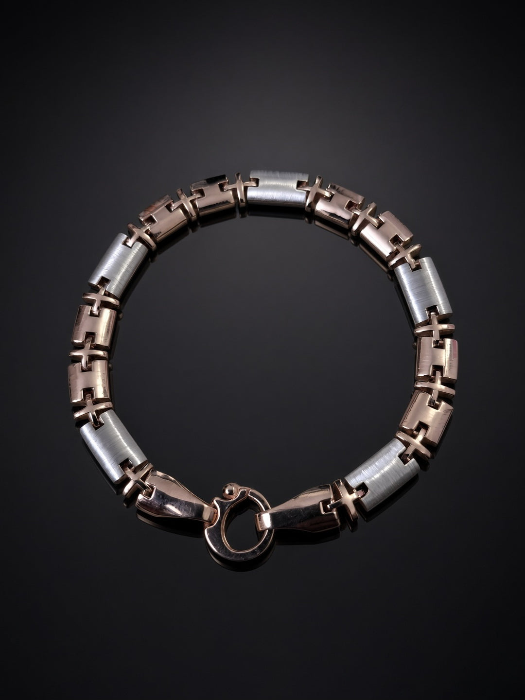 Silver 925 Spectrum Curve Bracelet (Men)