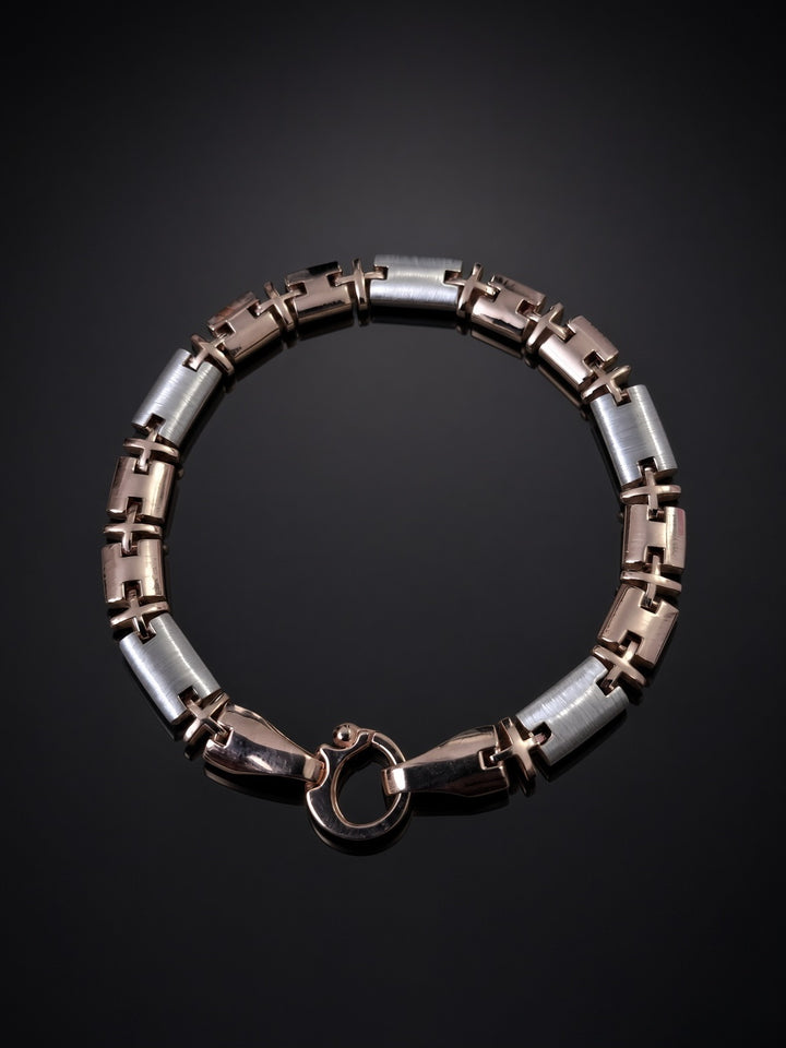 Silver 925 Spectrum Curve Bracelet (Men)