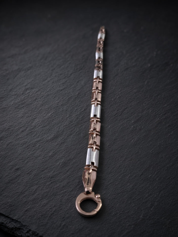 Silver 925 Spectrum Curve Bracelet (Men)