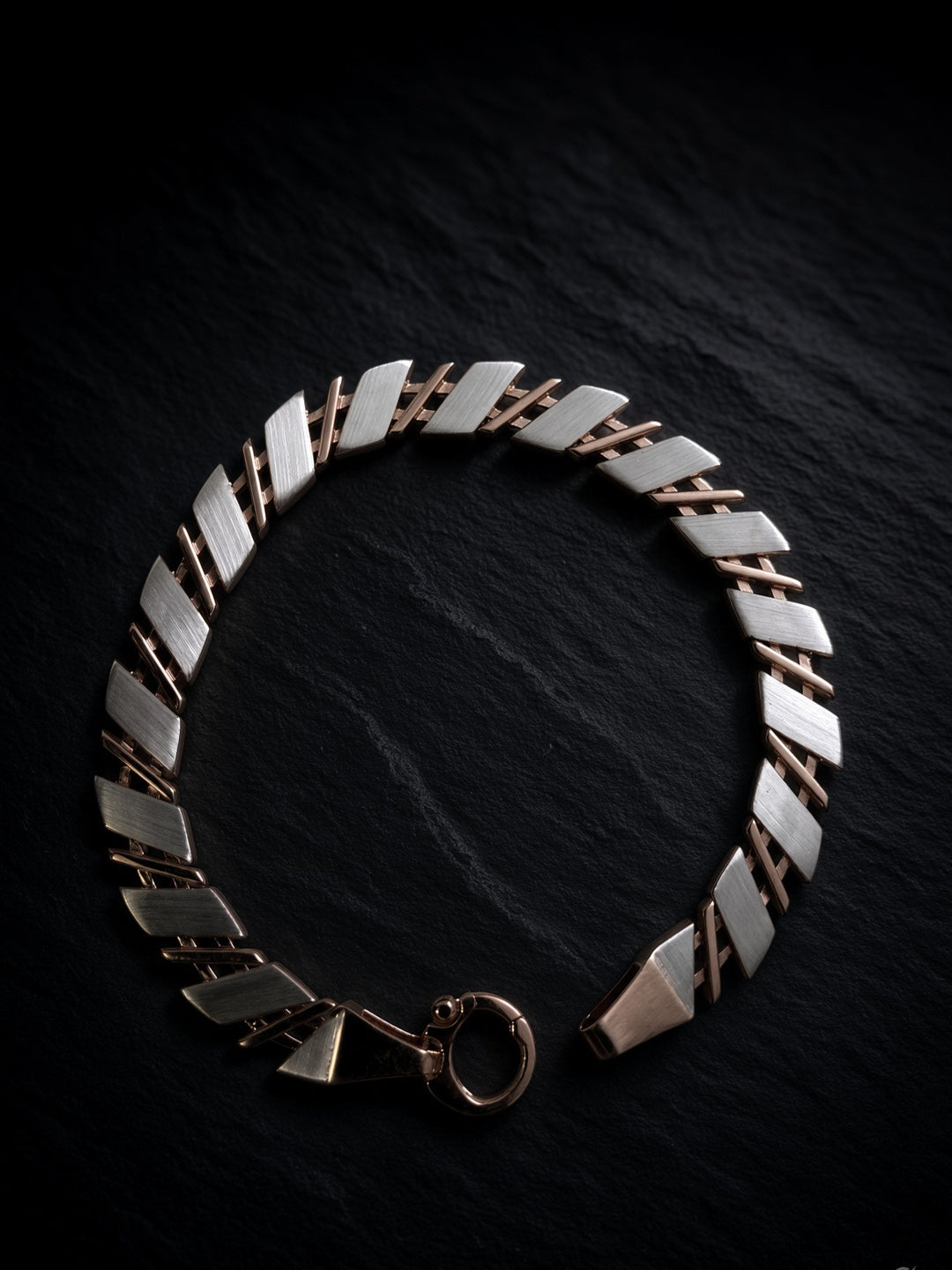 Silver 925 Echo Spiral Bracelet (Men)
