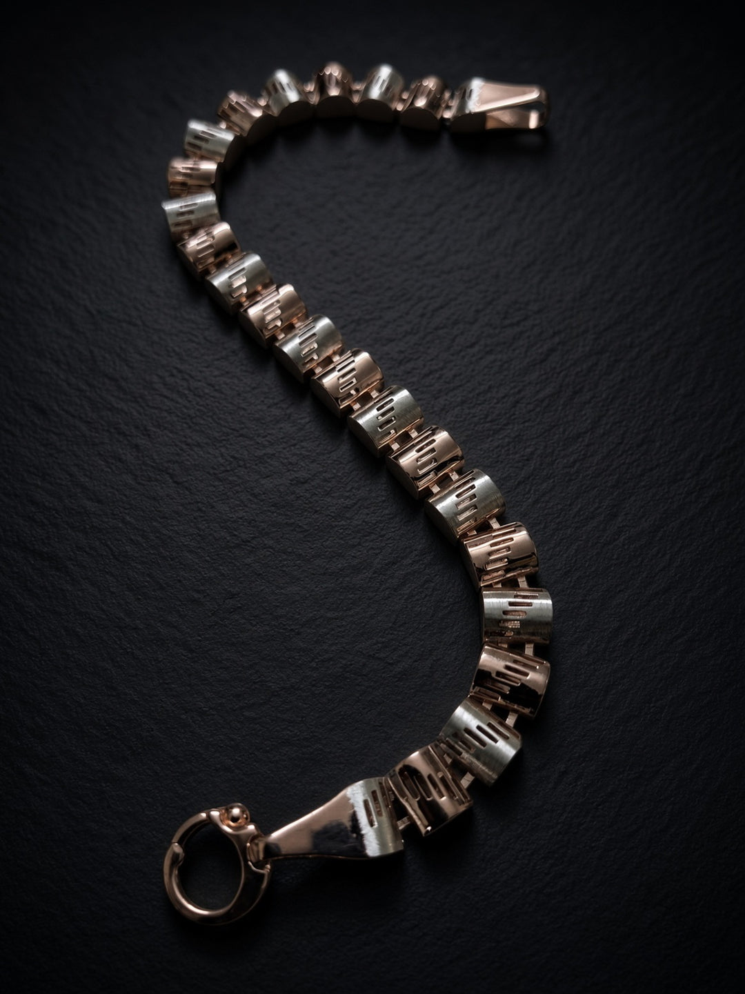 Silver 925 Boulder Grip Bracelet (Men)