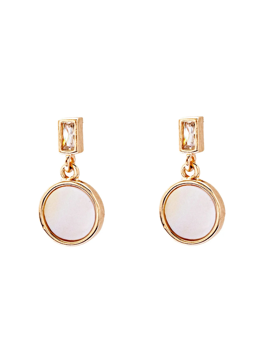 Royal Rosy Silver Stud Earrings