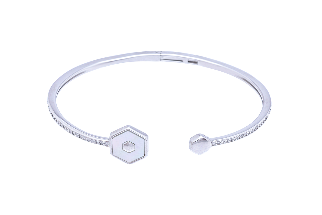Silver Fyra Bracelet