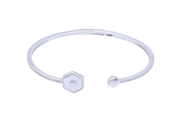 Silver Fyra Bracelet