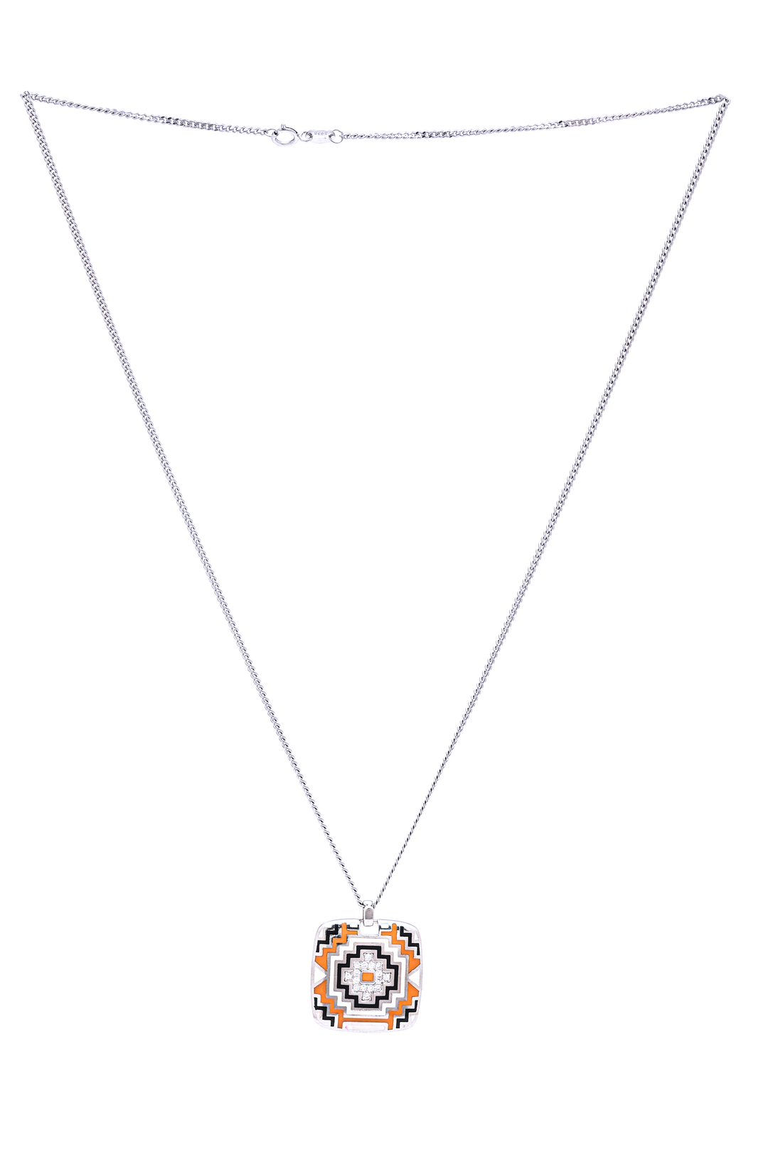 Silver Square Pendant