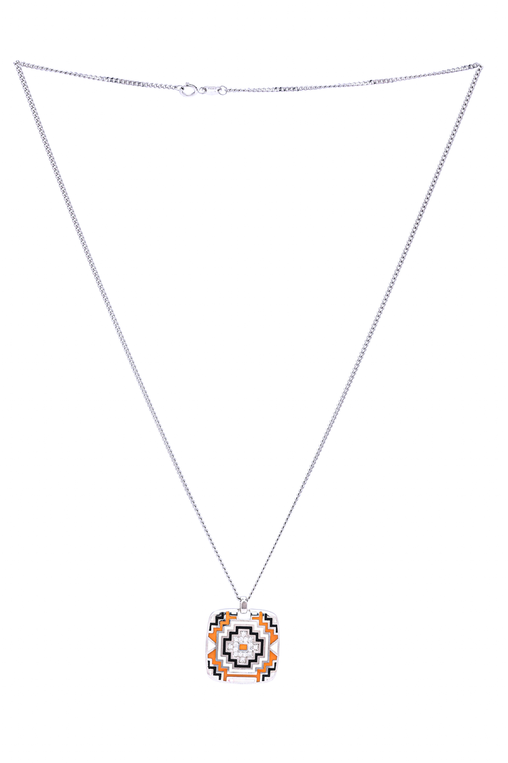 Silver Square Pendant