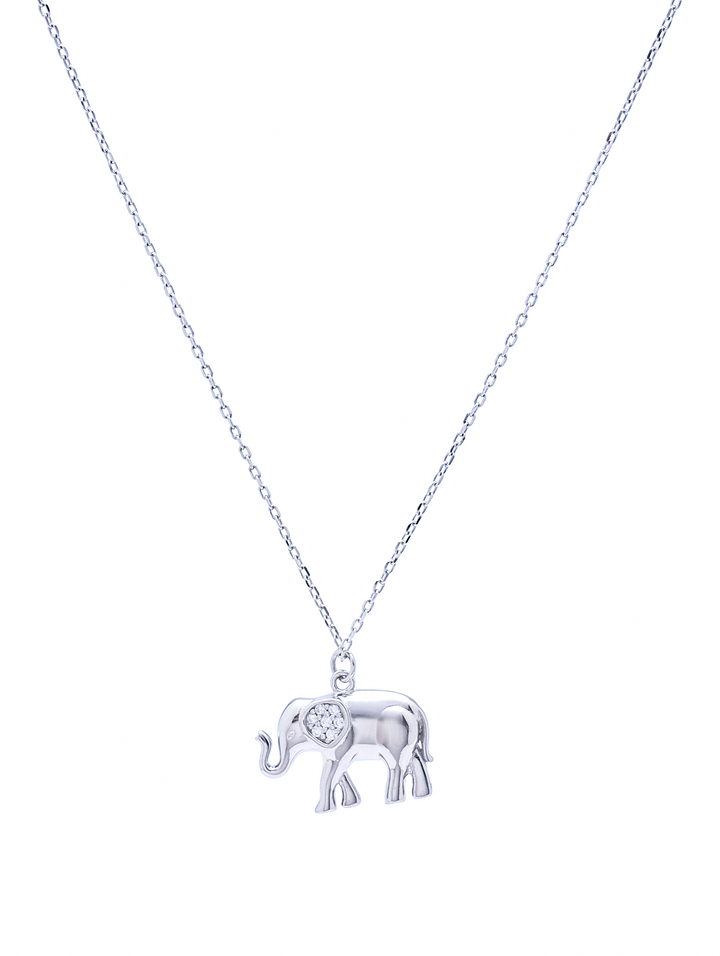 Silver Royal Elephant Pendant