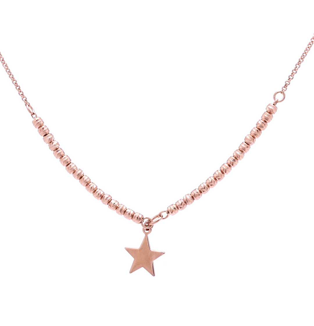 Silver Star Pendant (Rosegold)