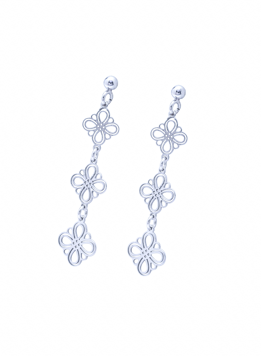 Silver Diagio Hangging Earrings
