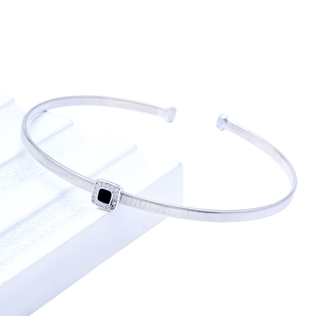 Silver Square Bracelet