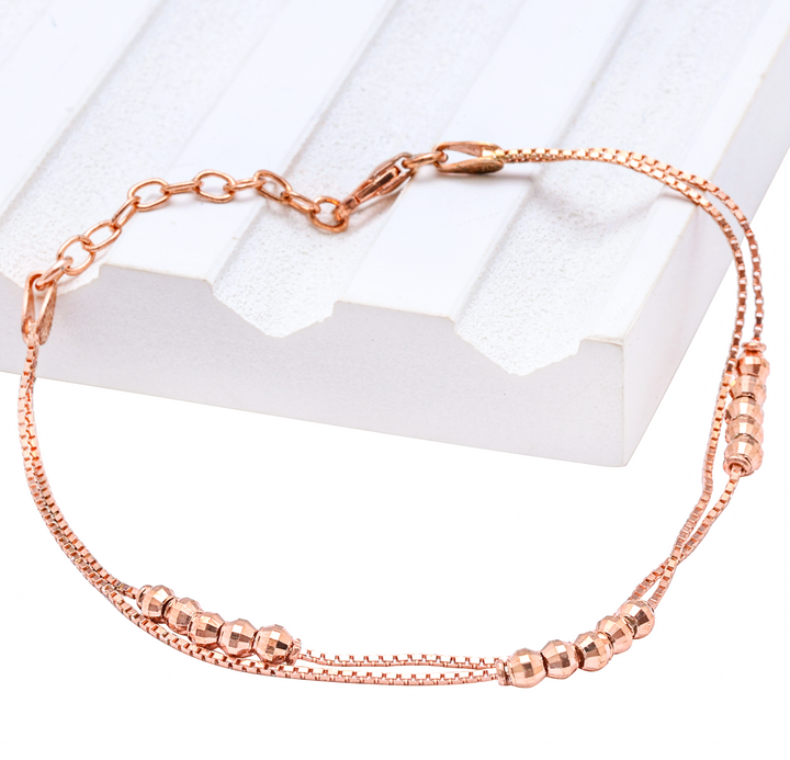 Silver Gaury Bracelet (Rosegold)