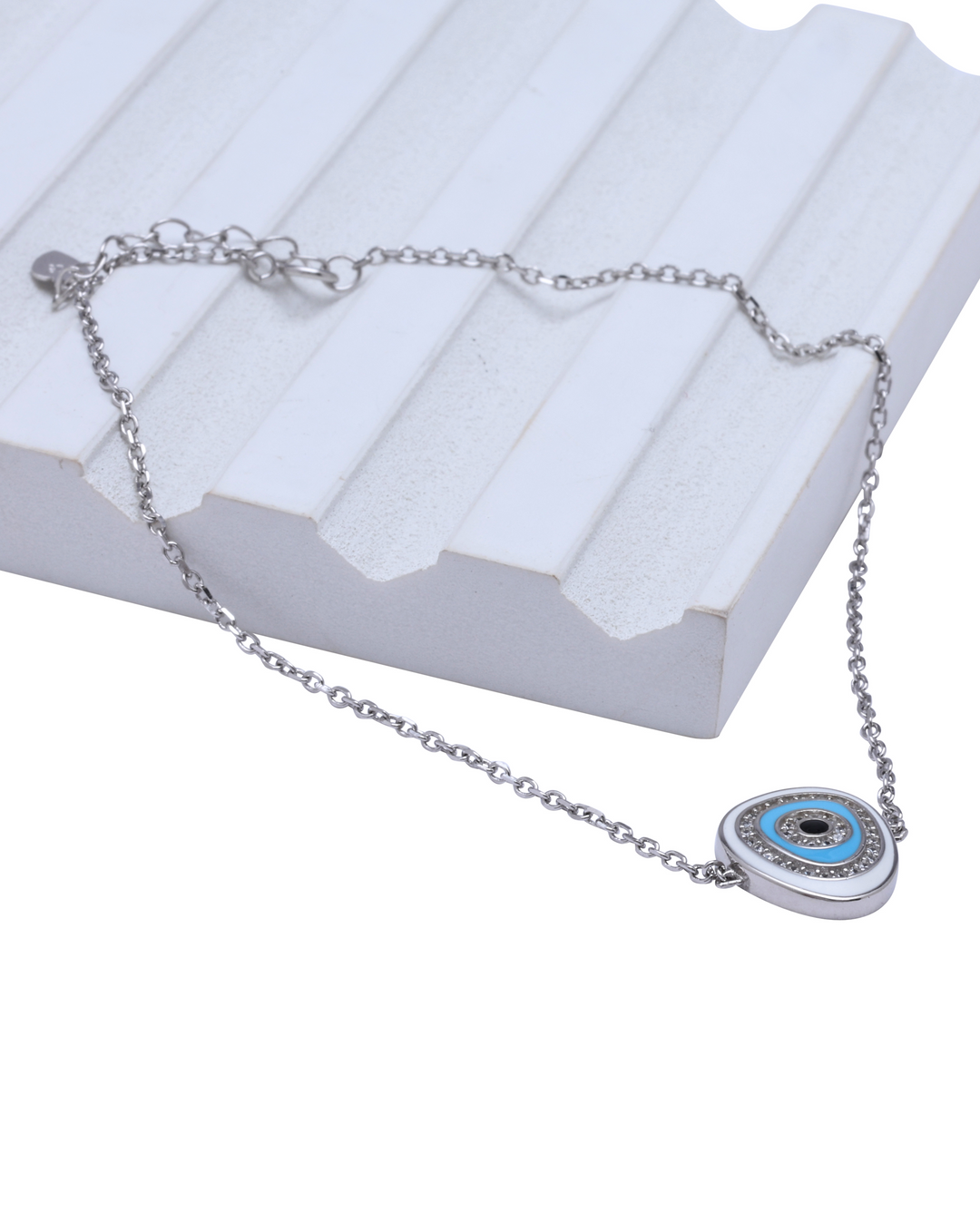 Silver Maria Bracelet - Evil Eye