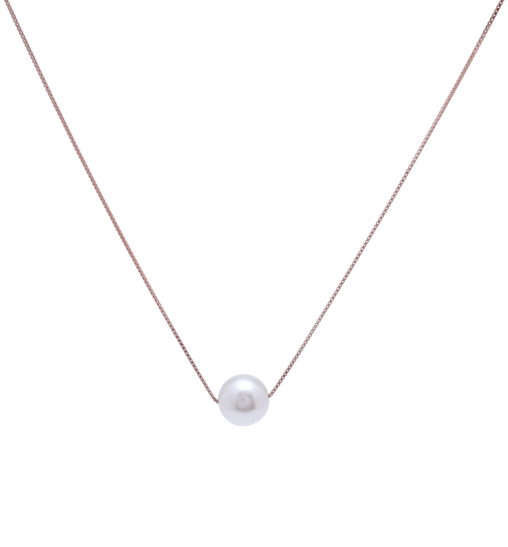 Silver Oncy Pearl Pendant (Rosegold)
