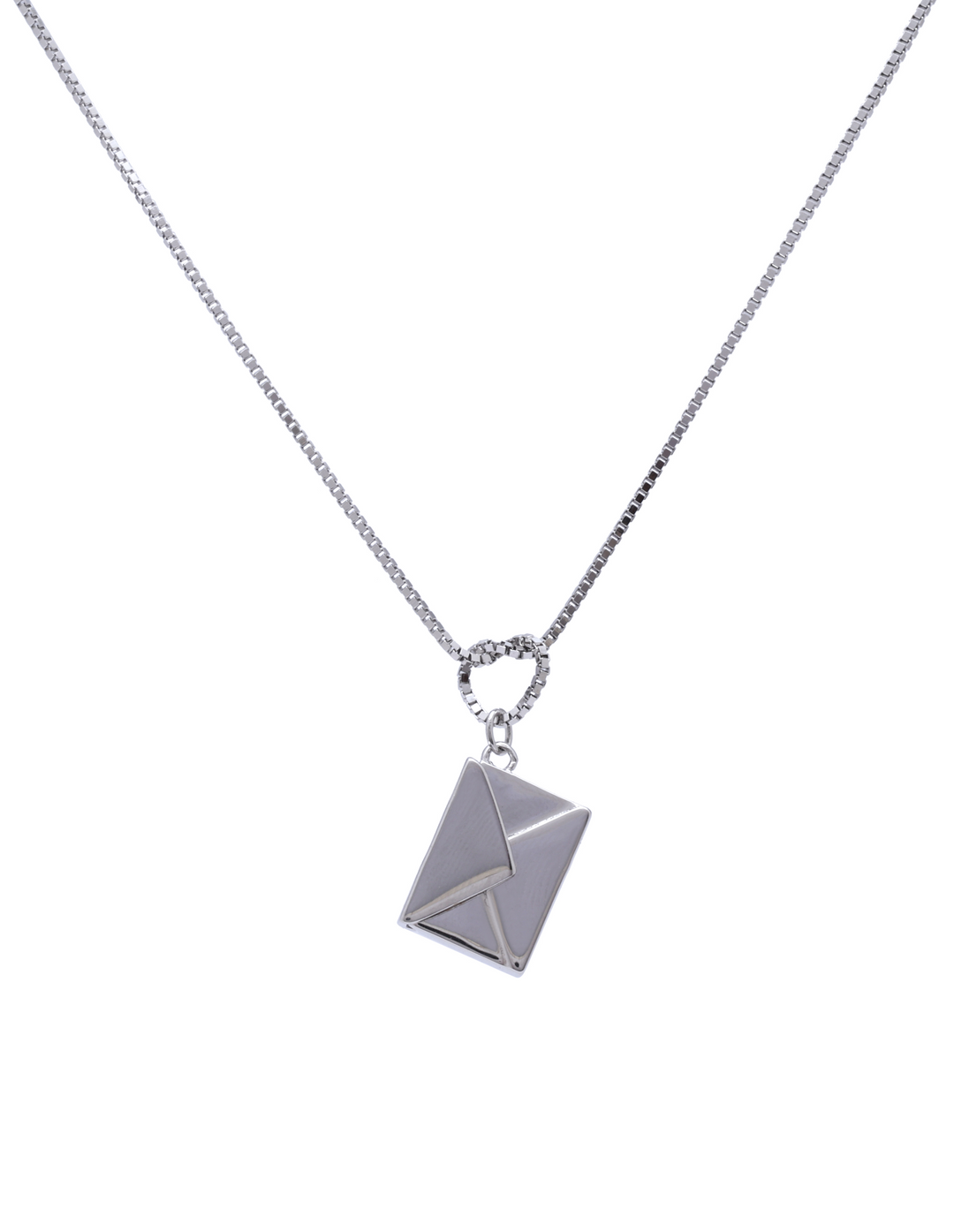 Silver Message Box Pendant