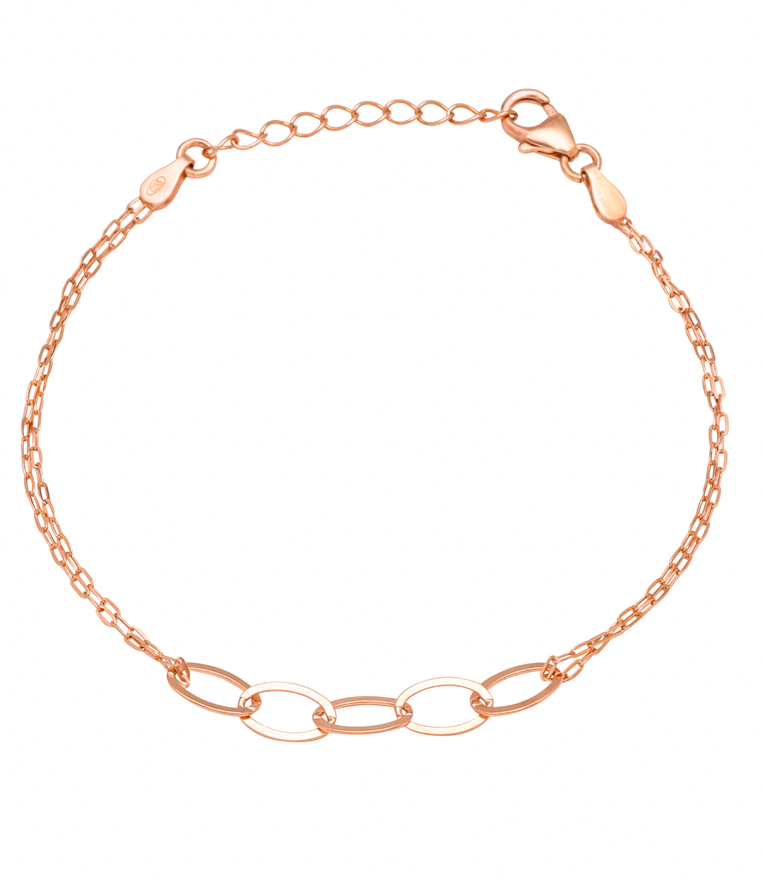 Silver Audie Bracelet (Rosegold)