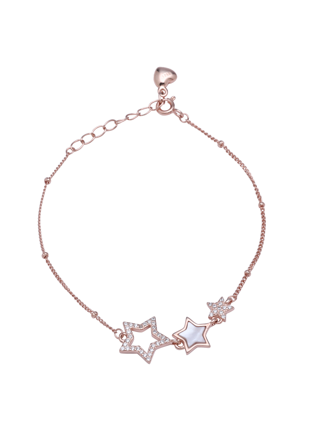 Silver Star Bracelet (Rosegold)