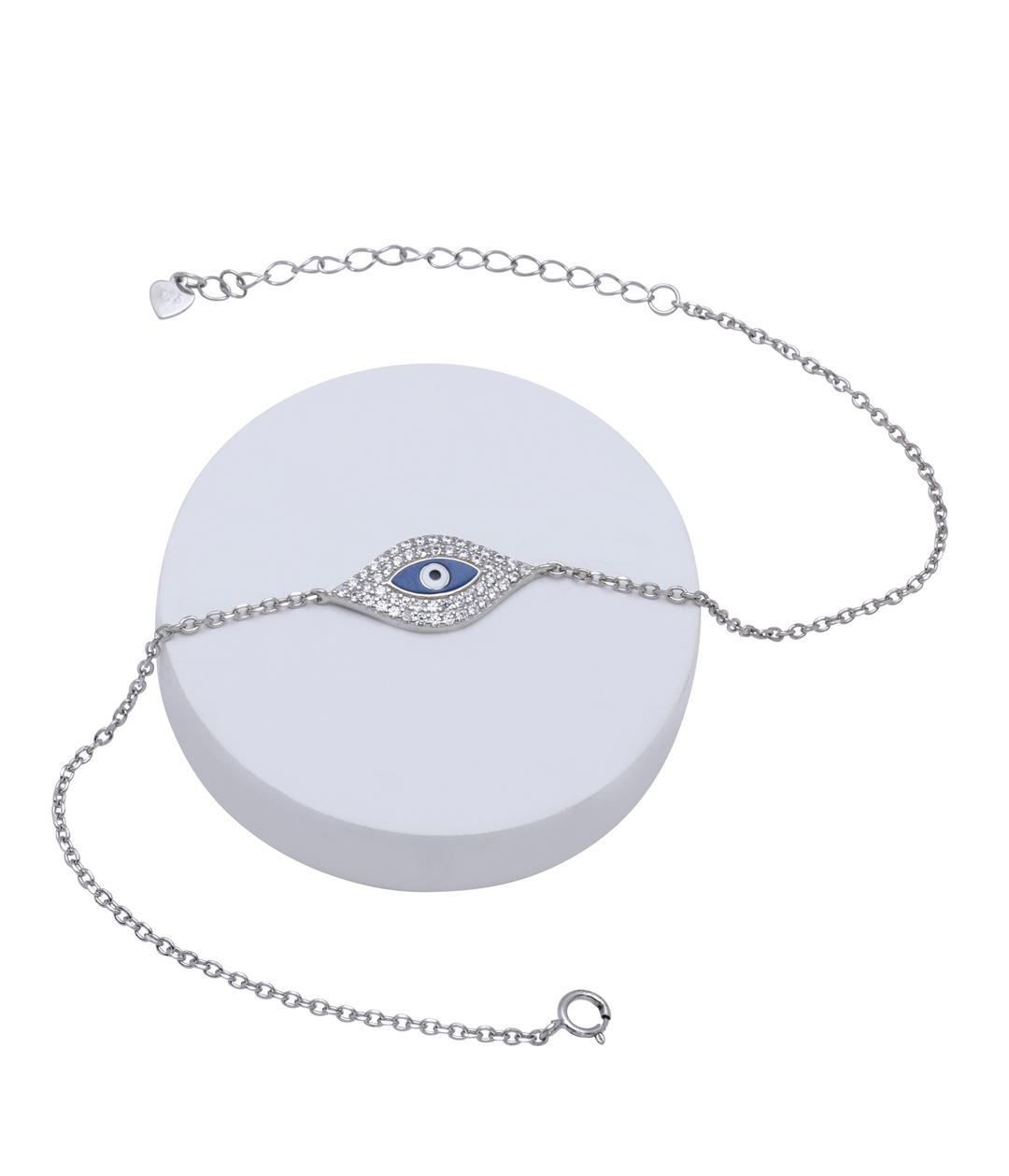 Silver Zaria Bracelet - Evil Eye