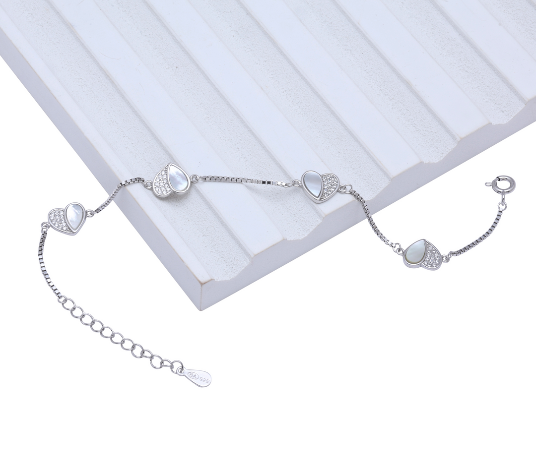 Silver Heart Bracelet