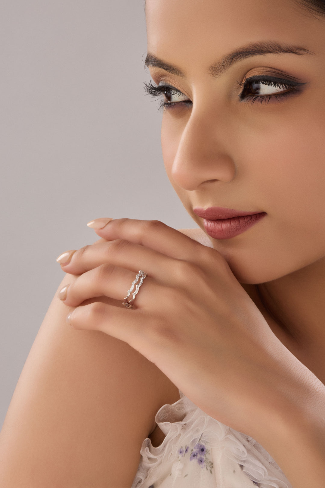 Sterling Silver Wavy Ring