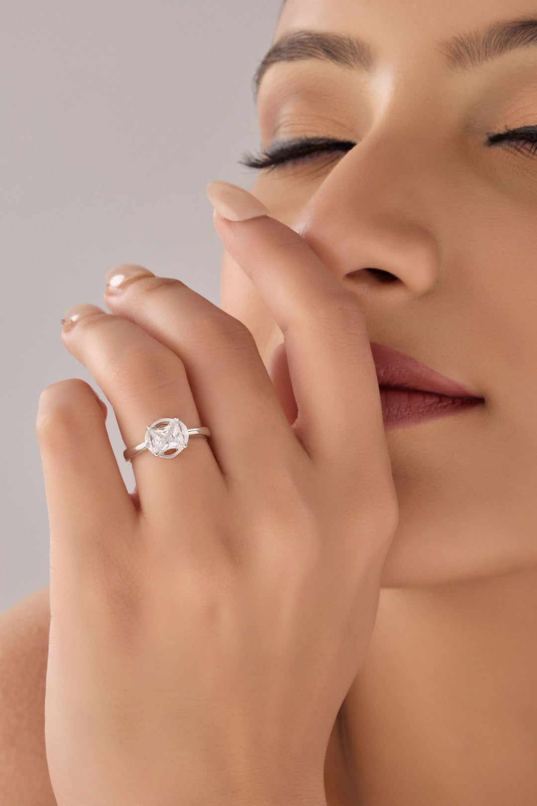 Sterling Silver Diora Cut Ring