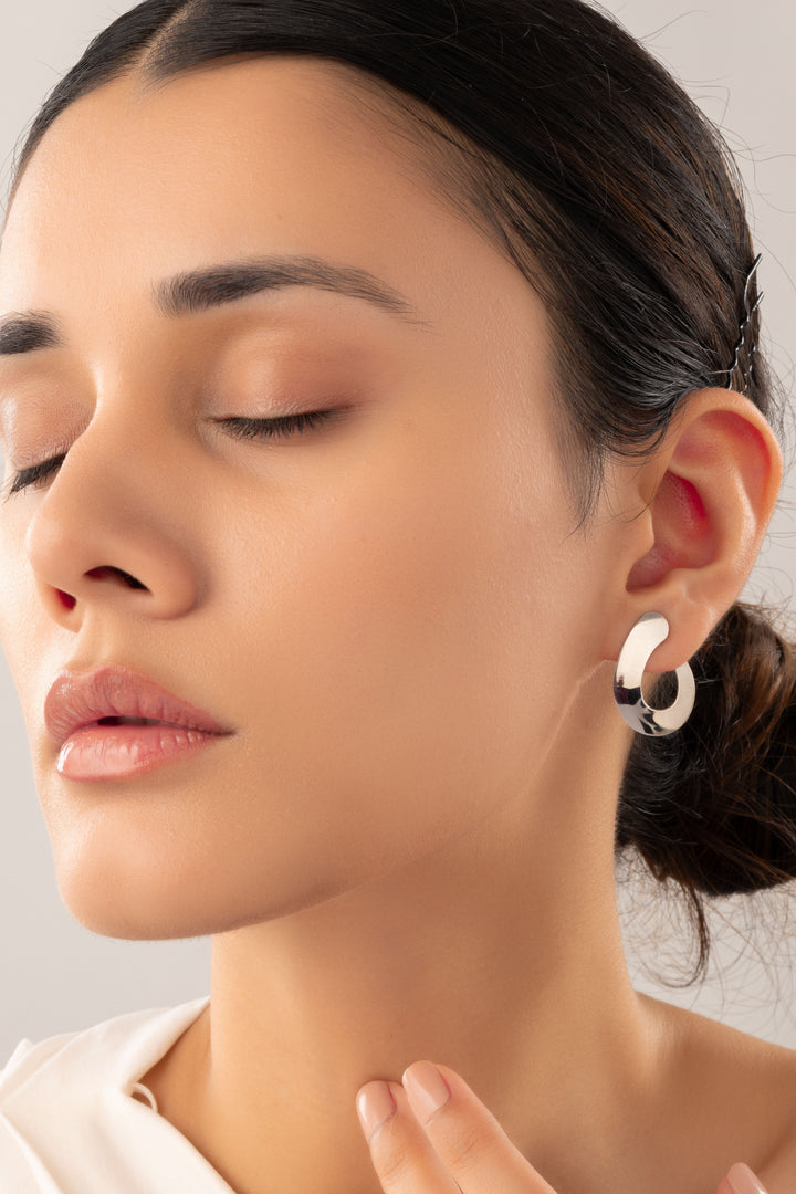 Silver Ivy Earrings