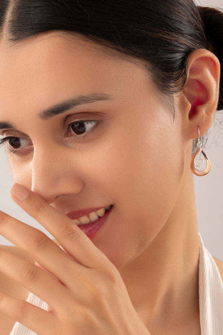 Silver Trendy Teardrop Earrings