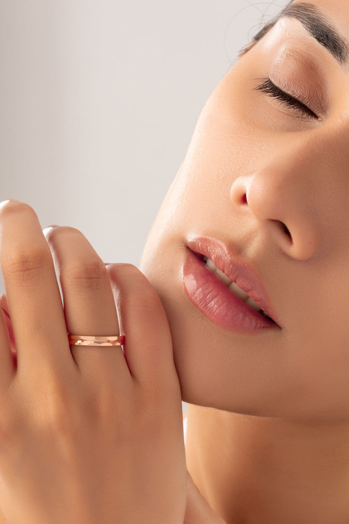 Silver Wave Ring (Rosegold)