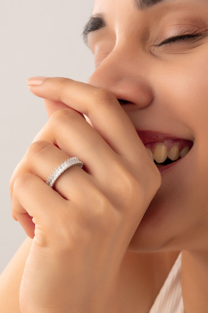 Silver Shimmer Ring