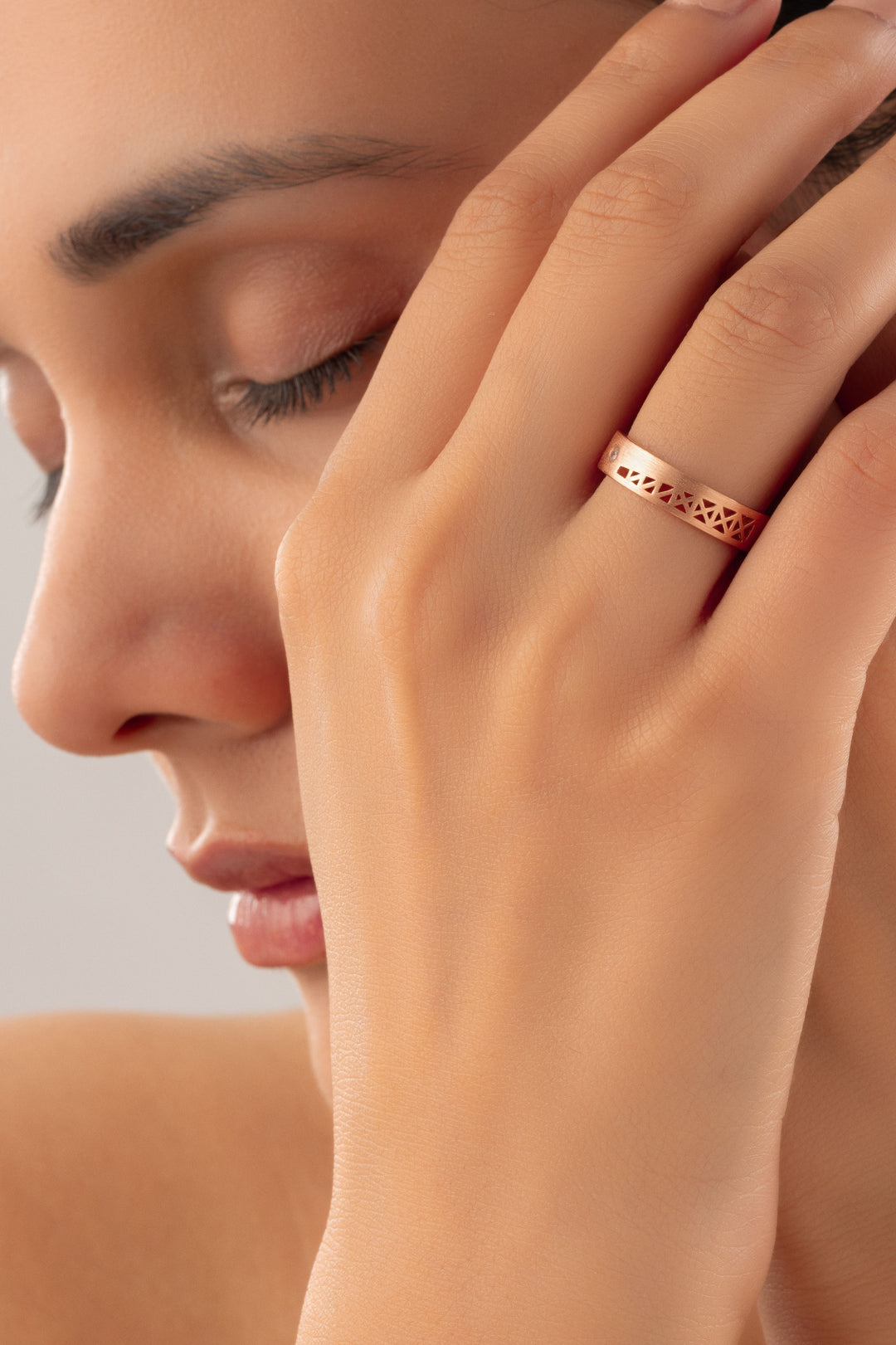 Flower of Life Ring (Rosegold)