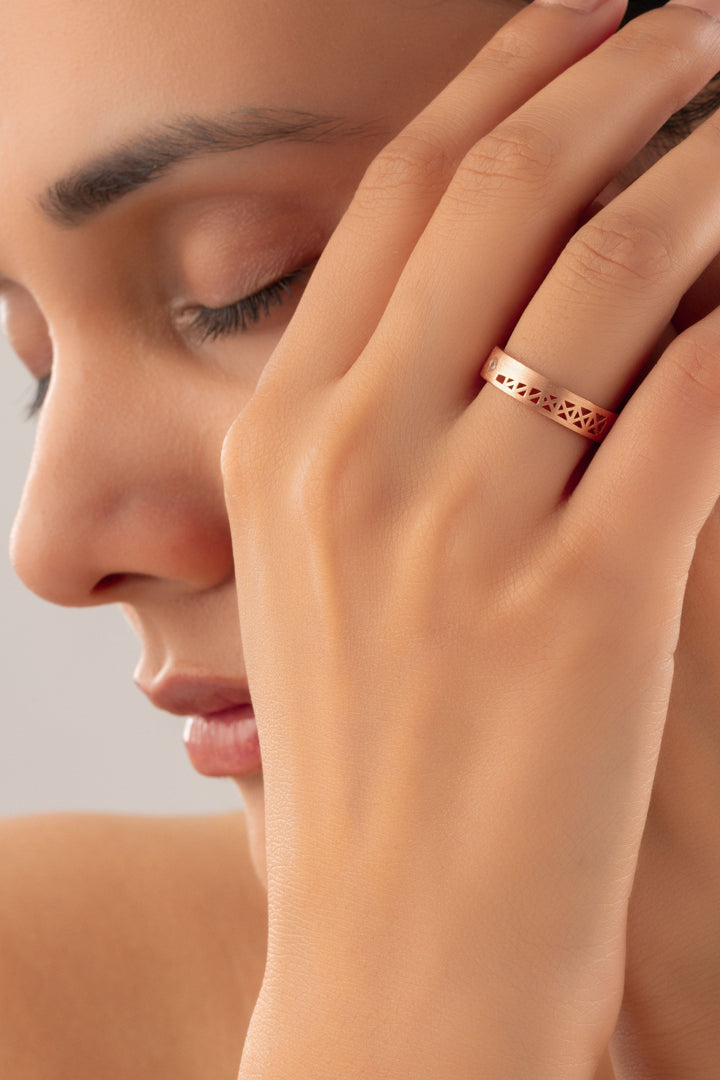 Flower of Life Ring (Rosegold)