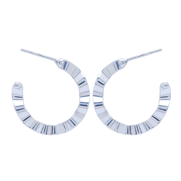 Silver Wave Earrings