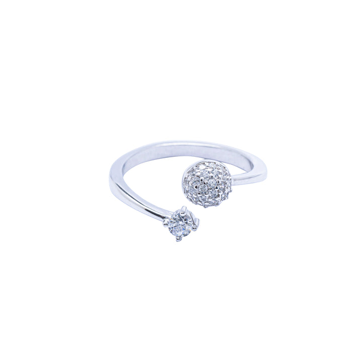 Silver Ball Ring