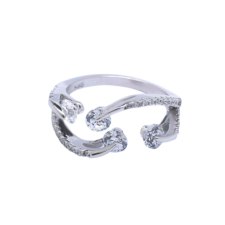 Silver 4 Twinkle Ring