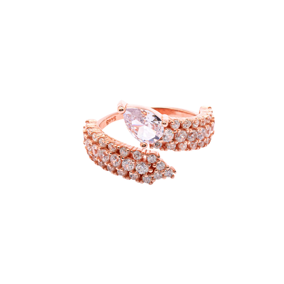 Silver Cob Ring (Rosegold)