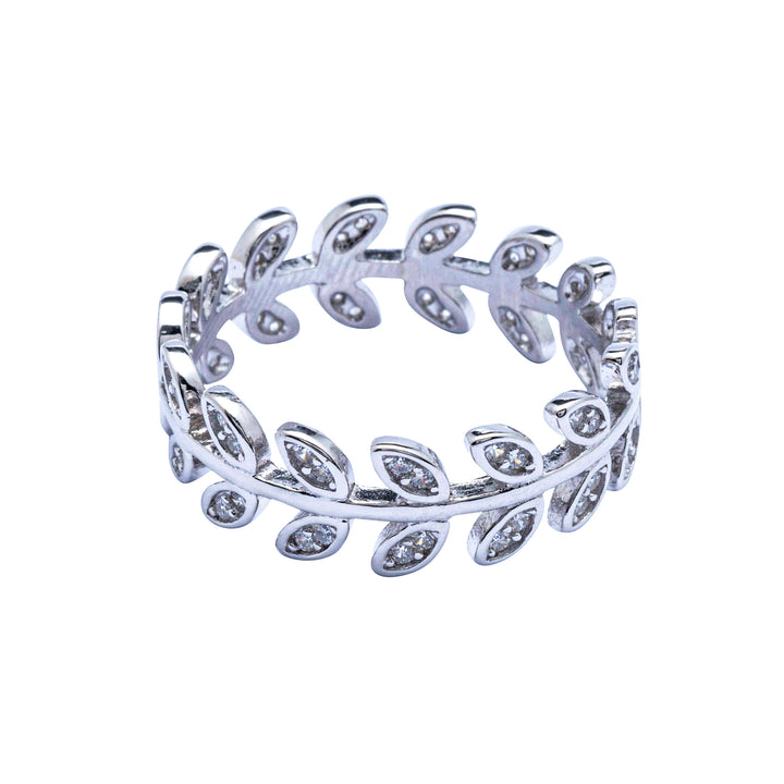 Silver Leafy Ring