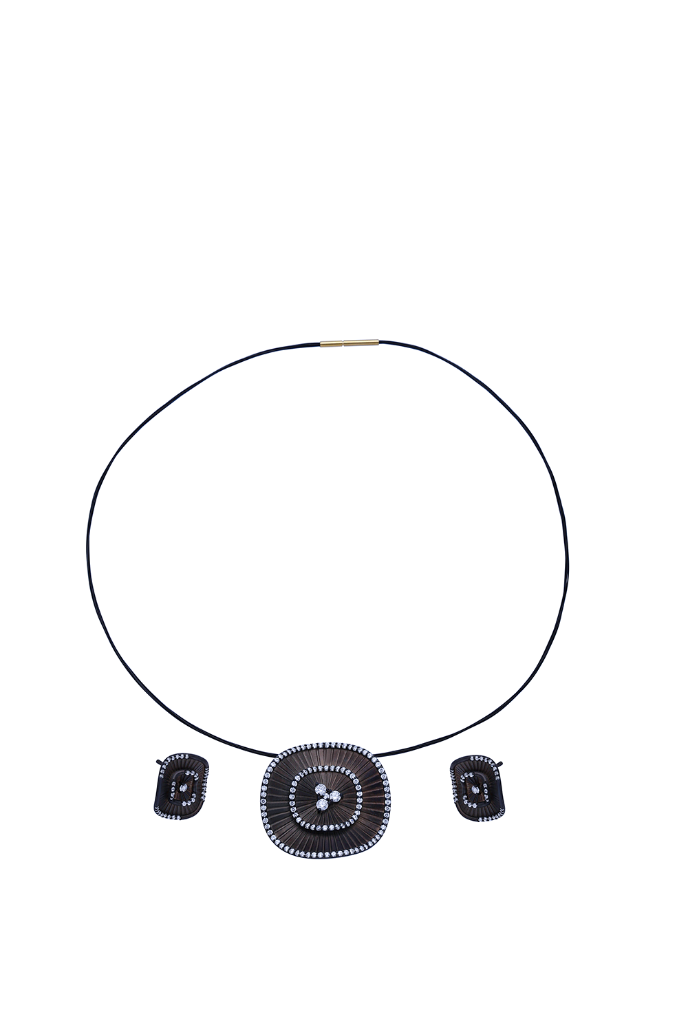 Black Silver Waly Set