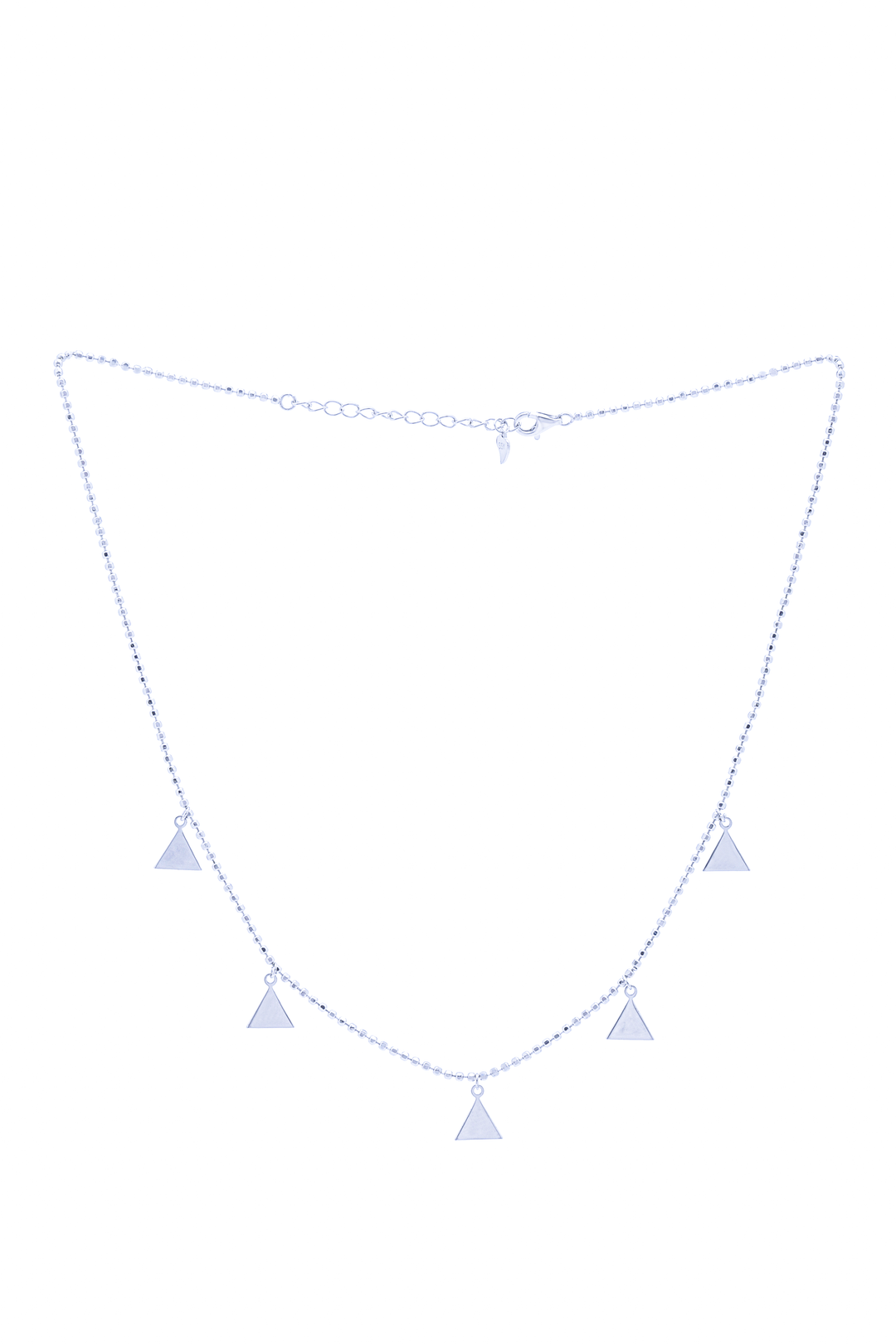 Silver 5-Triangle Pendant