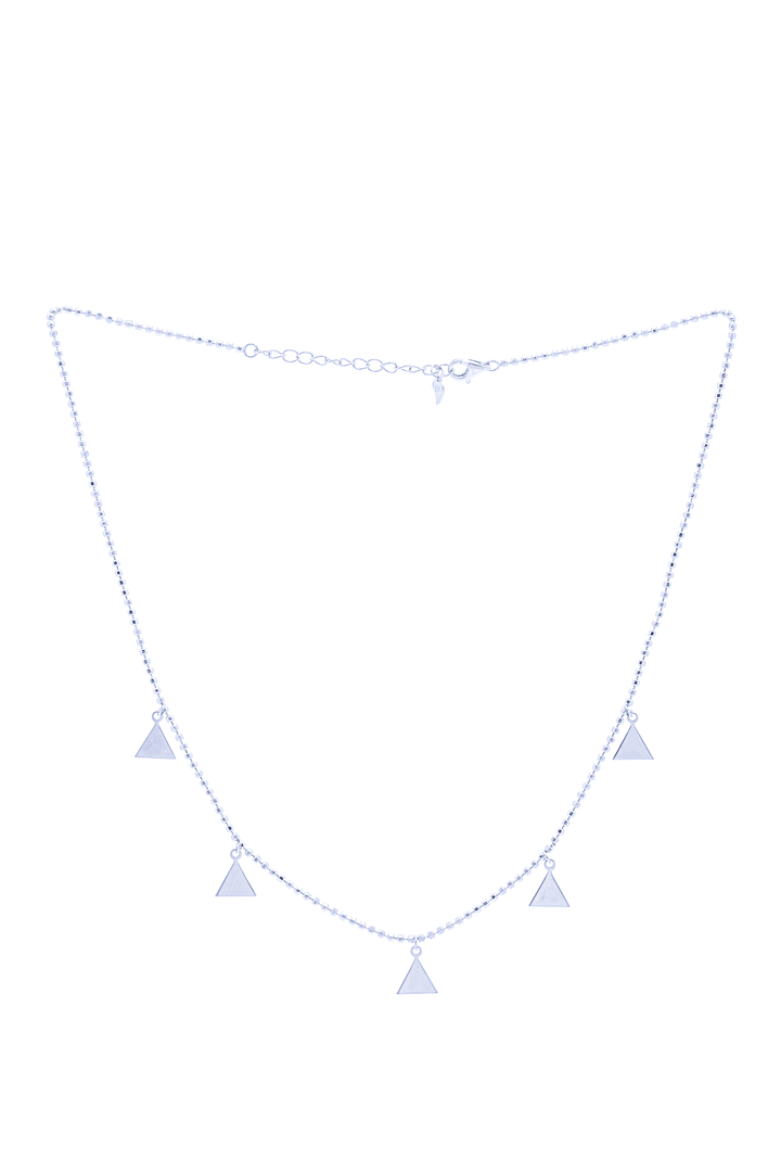 Silver 5-Triangle Pendant
